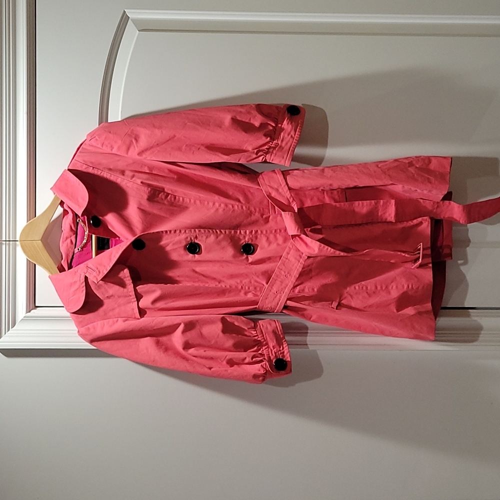 Banana Republic Trench in Pink